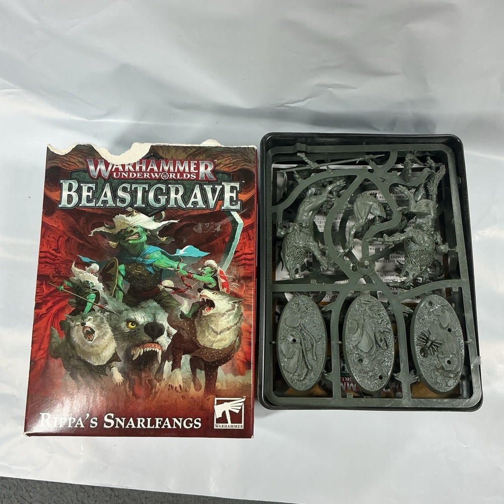 Warhammer Underworlds Beastgrave Rippa's Snarlfangs Age of Sigmar Open Box
